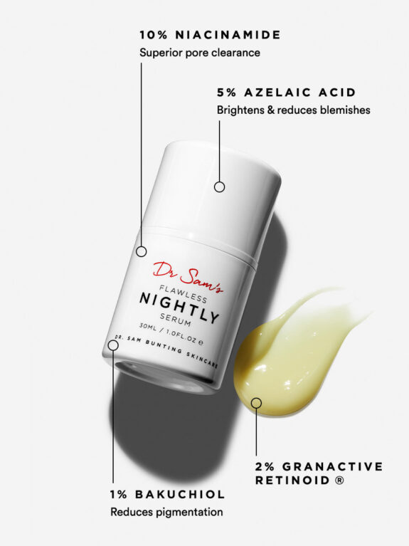 Azelaic Acid & Bakuchiol serum bottle.