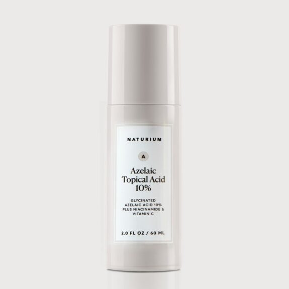 Naturium Azelaic Acid 10% topical treatment, 1 fl oz bottle.