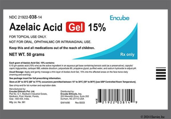 Azelaic Acid Gel Prescription: Product image.