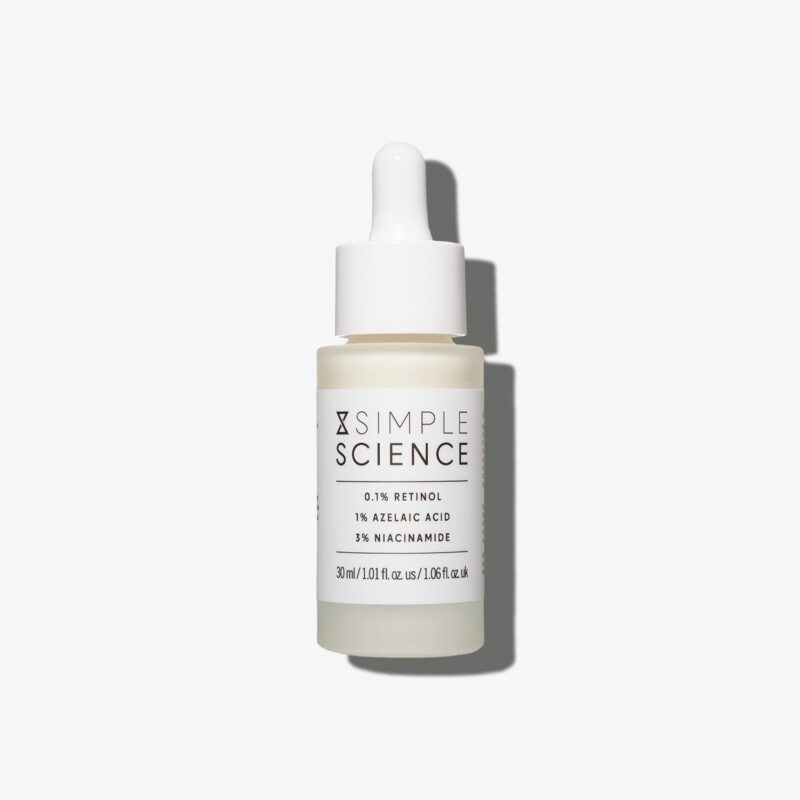 Azelaic Acid, Retinol & Niacinamide serum bottle