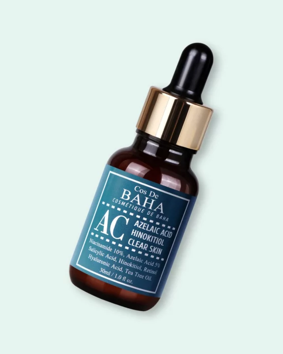 Azelaic Acid Hinokitiol Clear Skin serum bottle