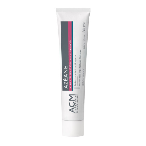 Azelaic Acid serum, France. Skincare product.