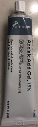 Amneal Azelaic Acid Gel 15% tube