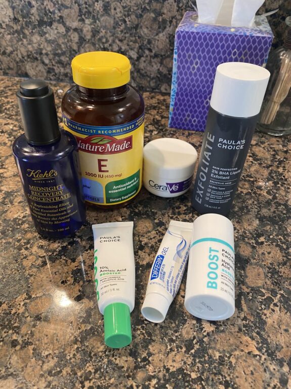 Azelaic Acid Differin acne treatment.