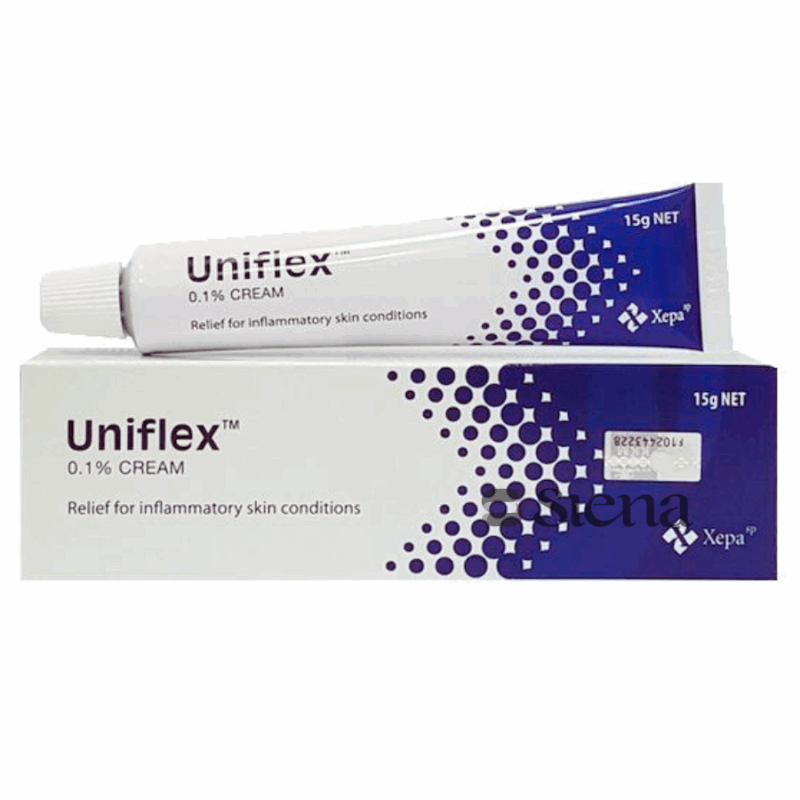 Uniflex 0.1 Cream tube.